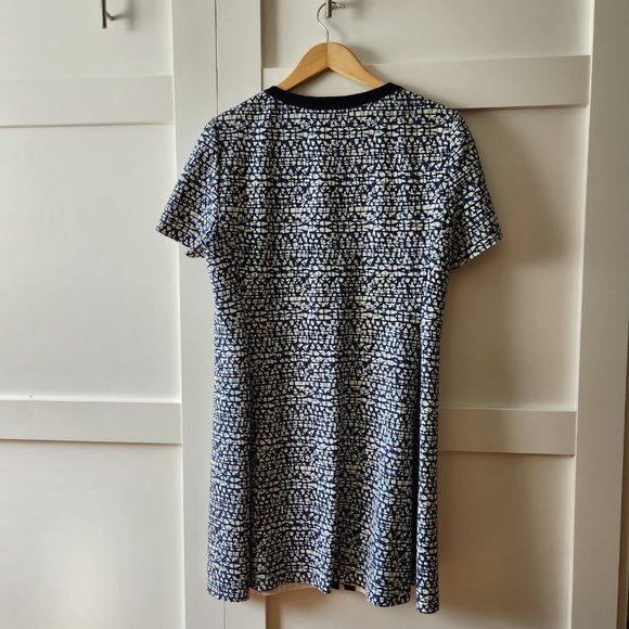Tory Burch XL navy and white dress with pockets - Picture 10 of 10